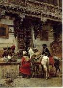 unknow artist Arab or Arabic people and life. Orientalism oil paintings 197 Spain oil painting artist